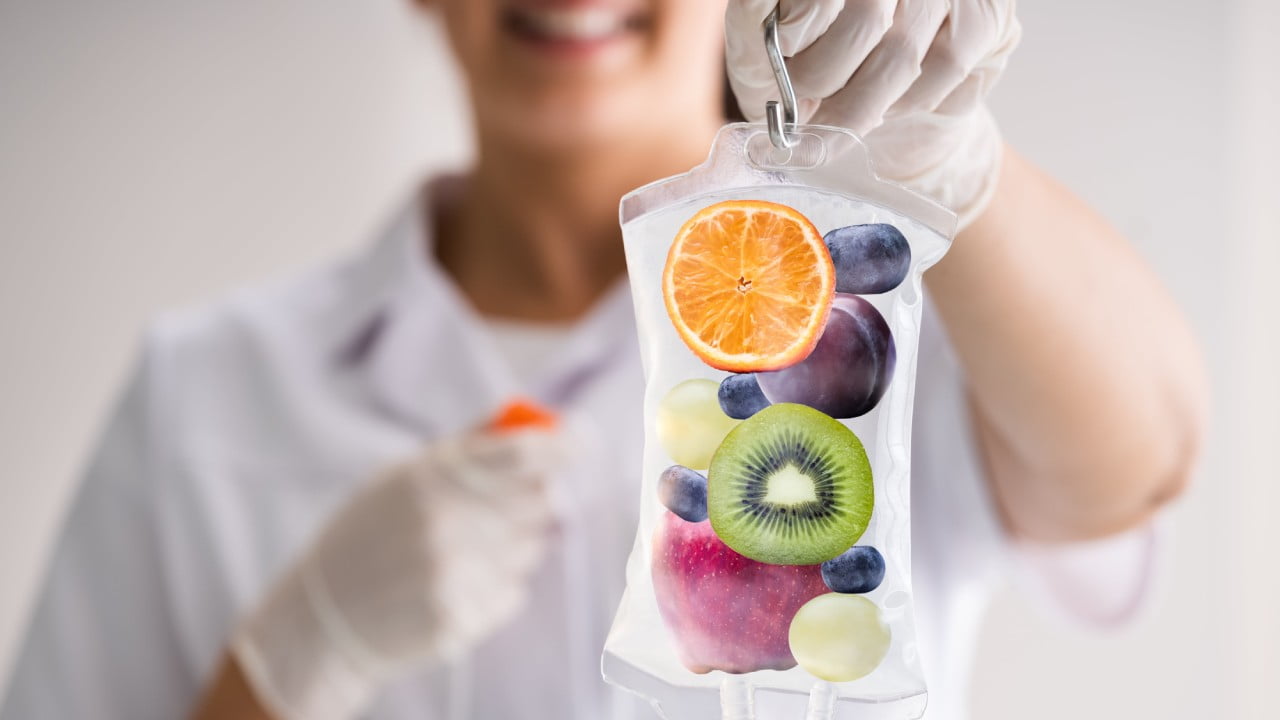 Nurse holding packet of fruits | What Is IV Therapy And How Does It Work | Hydription in Torrance, CA